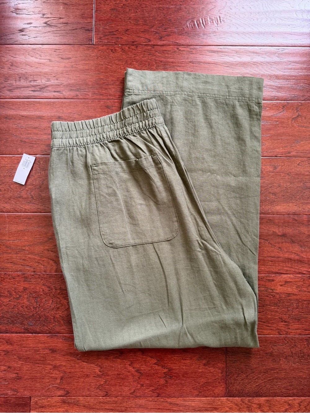 Old Navy Wide Leg Linen Blend Pants Women Size XL